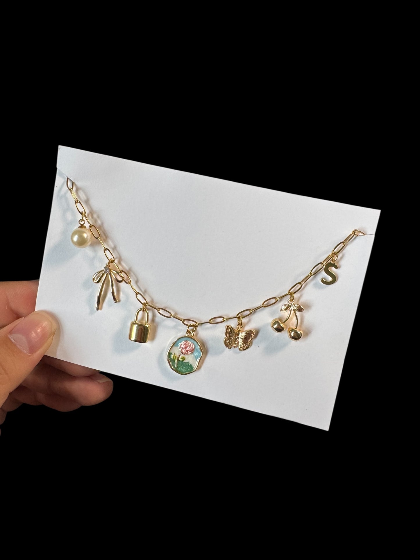Necklace 5 Charms (Customize)